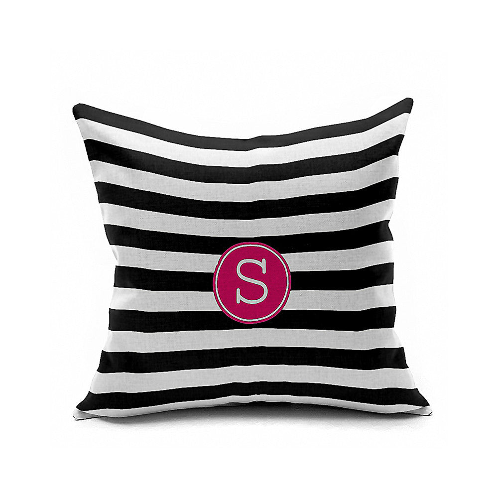 Cotton Flax Pillow Cushion Cover Letter   ZM183 - Mega Save Wholesale & Retail