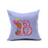 Cotton Flax Pillow Cushion Cover Letter   ZM187 - Mega Save Wholesale & Retail