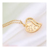 Love Heart Pendant OL AAA Zircon Necklace 18K Gold Galvanized - Mega Save Wholesale & Retail - 3