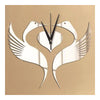 Mirror Wall Clock White Swan Wedding Room - Mega Save Wholesale & Retail