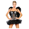 European Halloween Black White Angel Garment Sexy Lingerie Underwear  black - Mega Save Wholesale & Retail