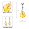 Imported Austrian Crystal Earrings - Baroque leaf export to Europe and America jewelry factory strength    GOLDEN SHADOW - Mega Save Wholesale & Retail - 2