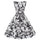 Woman Printing Sleeveless Dress Middle Skirt   S - Mega Save Wholesale & Retail - 3