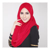 Muslim All-match Chiffon Fashionable Scarf  red - Mega Save Wholesale & Retail - 2