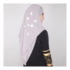 Muslim All-match Chiffon Fashionable Scarf  grey