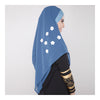 Muslim All-match Chiffon Fashionable Scarf   blue
