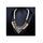 European Exaggerated Necklace Zircon Pearl Square National Style Necklace   blue - Mega Save Wholesale & Retail - 2