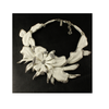 European Big Brand Exaggerated Ornament Flower Zircon Clavicle Necklace Woman Necklace    black - Mega Save Wholesale & Retail - 2