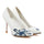 Low-cut Thin Shoes Printing Thin High Heel  white - Mega Save Wholesale & Retail - 1