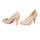 Plain Thin Shoes All-match High Heel Low-cut Round Last Plus Size   white - Mega Save Wholesale & Retail - 2