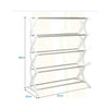 15 Pairs 5 Tier Level Stackable Space Saving Shoes Rack Organizer Storage Shelf - Mega Save Wholesale & Retail