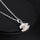 Fake Pearl Shell Necklace 18K Plated  Platinum