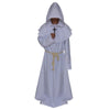 Halloween Cosplay Middle Ages Monk Wizard Christian white - Mega Save Wholesale & Retail - 1