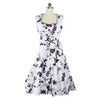 Fashionable Printing Sleeveless Dress High End   S - Mega Save Wholesale & Retail - 1