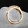 Top Grade Delicate Gold Plated Zircon Ring   yellow gold plated 7#