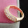 Top Grade Delicate Gold Plated Zircon Ring   yellow gold plated 8#