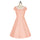 Woman Summer Lace Big Peplum Solid Color Sexy Bubble Dress  pink   S - Mega Save Wholesale & Retail - 1