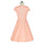 Woman Summer Lace Big Peplum Solid Color Sexy Bubble Dress  pink   S - Mega Save Wholesale & Retail - 2