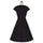 Woman Summer Lace Big Peplum Solid Color Sexy Bubble Dress  black   S - Mega Save Wholesale & Retail - 2