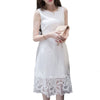 Big Peplum Sleeveless Chiffon Gauze Dress  S - Mega Save Wholesale & Retail - 4