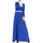 Muslim National Long Dress Sunday Clothes   dark blue
