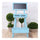 Double-layer Storage Rack Blackboard Flower Stand Wood    blue - Mega Save Wholesale & Retail - 1