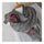 Rhombus Geometry Hemp Flower Scarf Neckerchief   grey - Mega Save Wholesale & Retail - 3