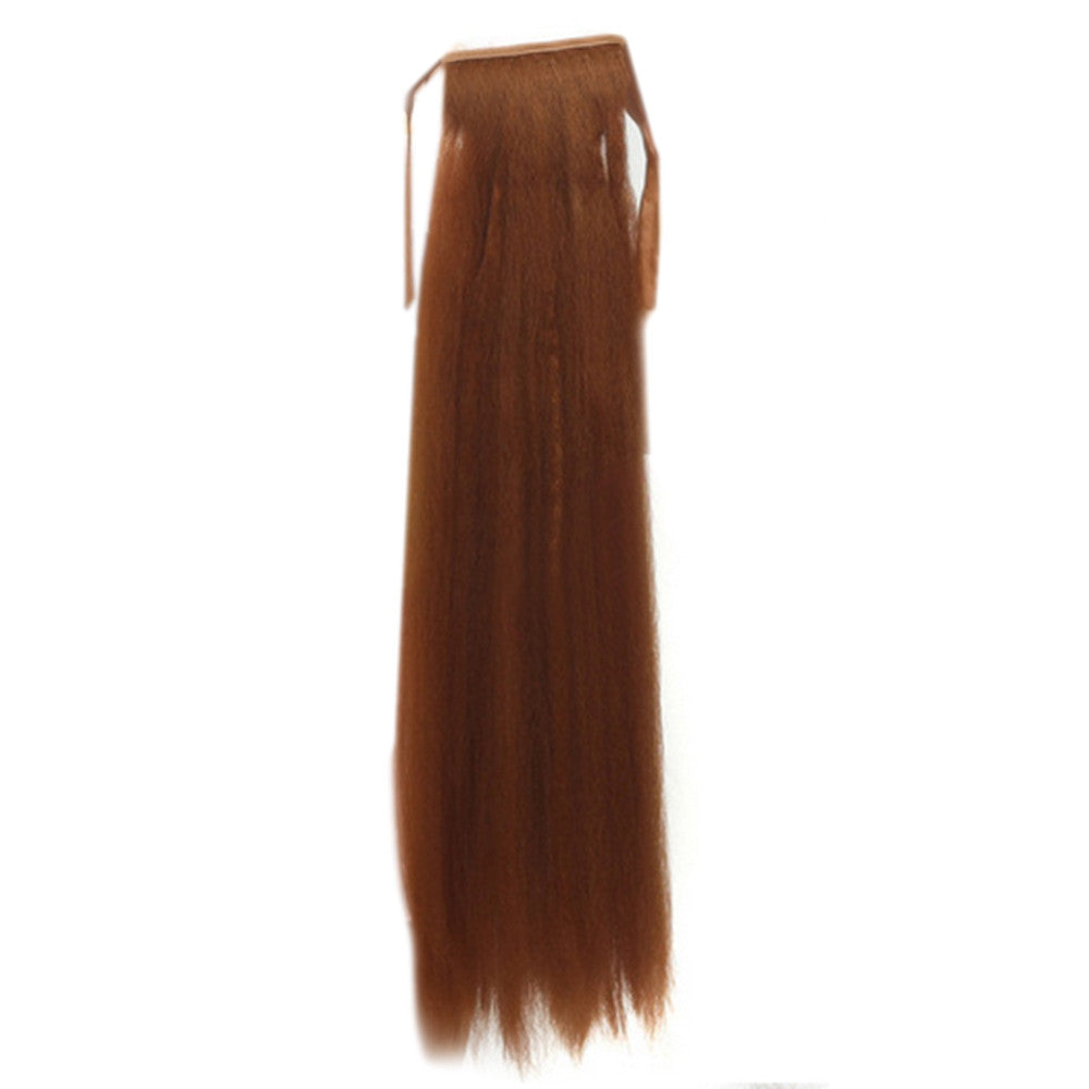 Wig Horsetail Lace-up Corn Hot   light brown 142-30# - Mega Save Wholesale & Retail - 1