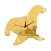 Creative Decoration DIY Quartz Seal Mirror Wall Clock    golden - Mega Save Wholesale & Retail