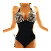 Siamesed Sexy Bikini Leopard Print Women Swimwear Swimsuit  S - Mega Save Wholesale & Retail - 1