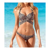 Leopard Print Swimsuit Swimwear Sexy Triangle Bikini Push-Ups SPA  S - Mega Save Wholesale & Retail - 1