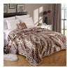 Leopard Print Thick Mink Cashmere Flannel Blanket Throw Gift Child Single Queen   180x200cm - Mega Save Wholesale & Retail - 1