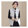 Winter Waistcoat Vest Thick Down Coat Woman Short   grey   M - Mega Save Wholesale & Retail - 1