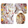 Flannel Toilet Seat 3pcs Set Carpet Ground Mat beach shell - Mega Save Wholesale & Retail - 1