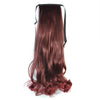 Wig Horsetail Lace-up Curled Hair    wine red 128-2M118# - Mega Save Wholesale & Retail - 1