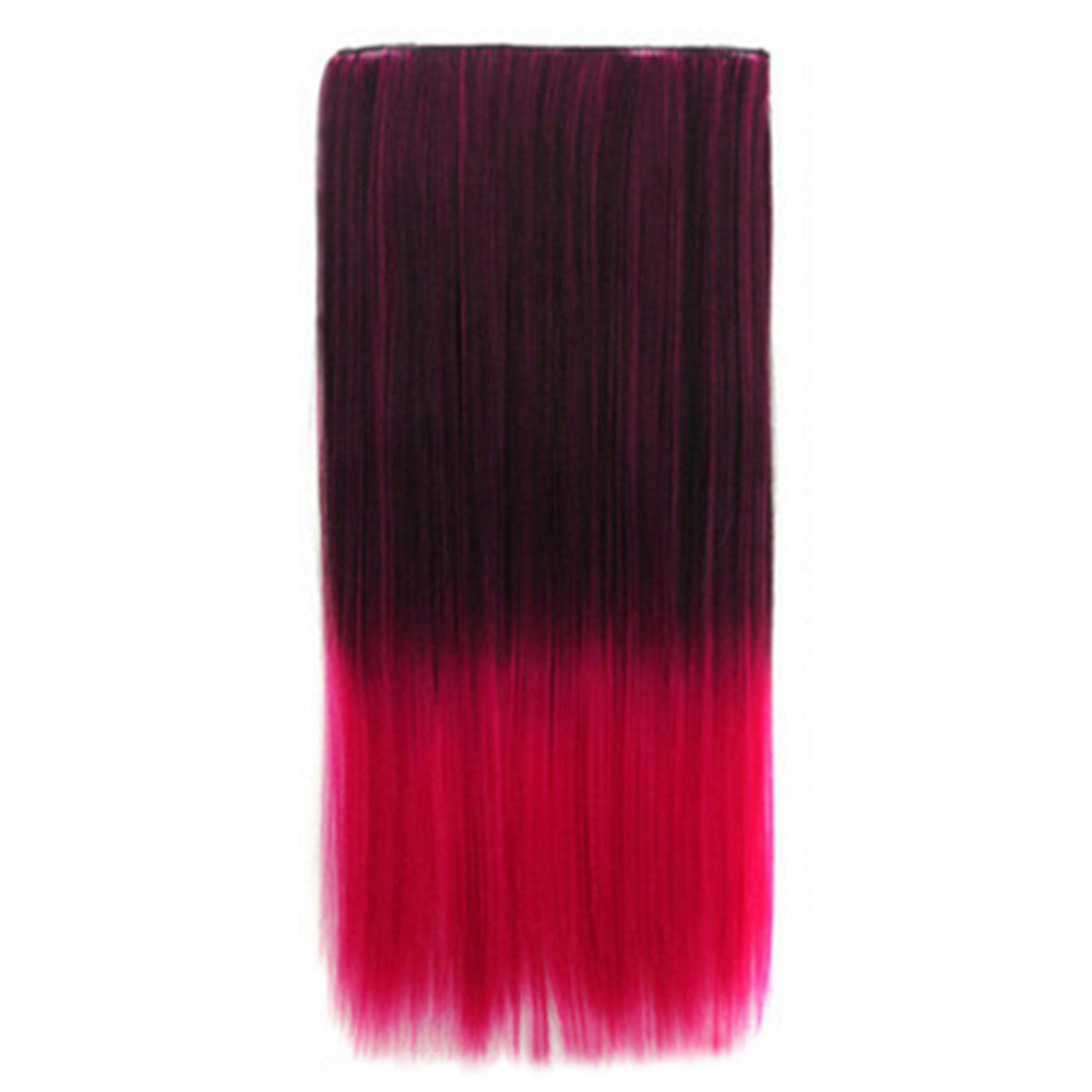 Gradient Ramp Straight Cosplay Wig Hair Extension 5 Cards 1 - Mega Save Wholesale & Retail - 1