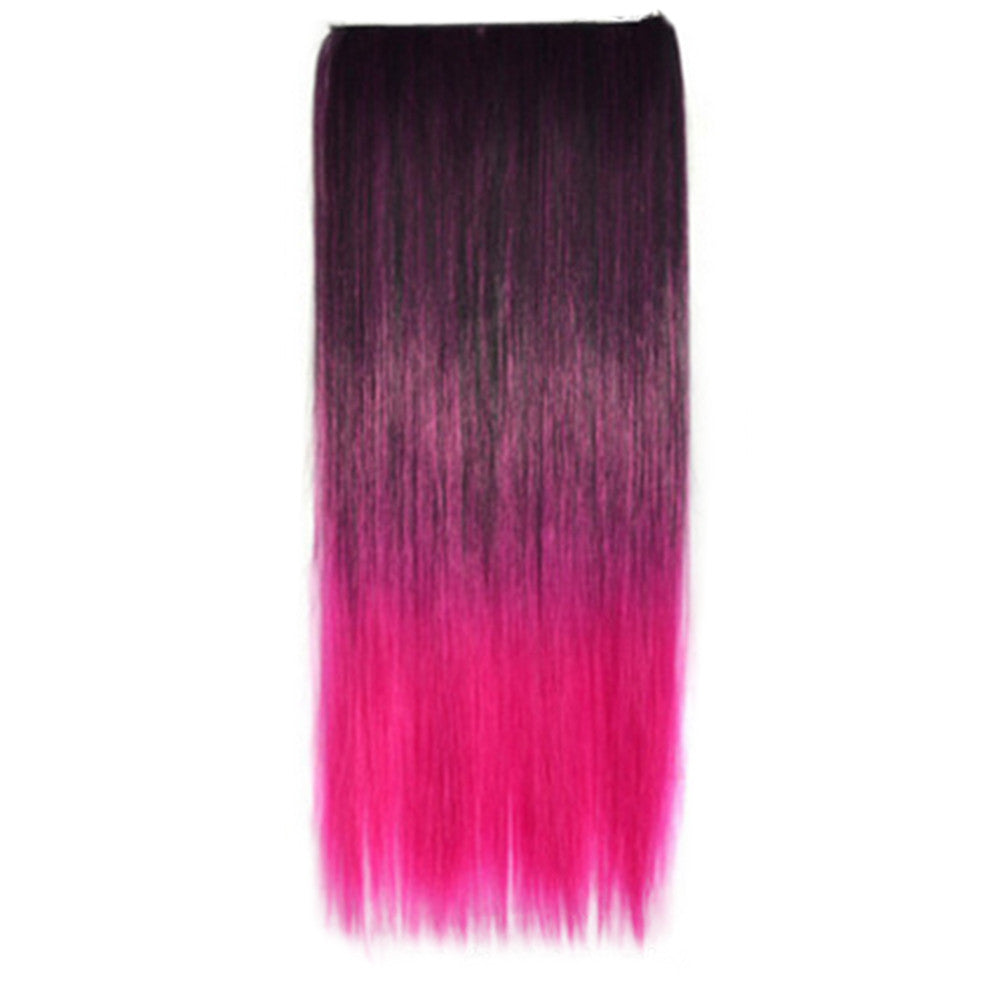 Gradient Ramp Straight Cosplay Wig Hair Extension 5 Cards 10 - Mega Save Wholesale & Retail - 1