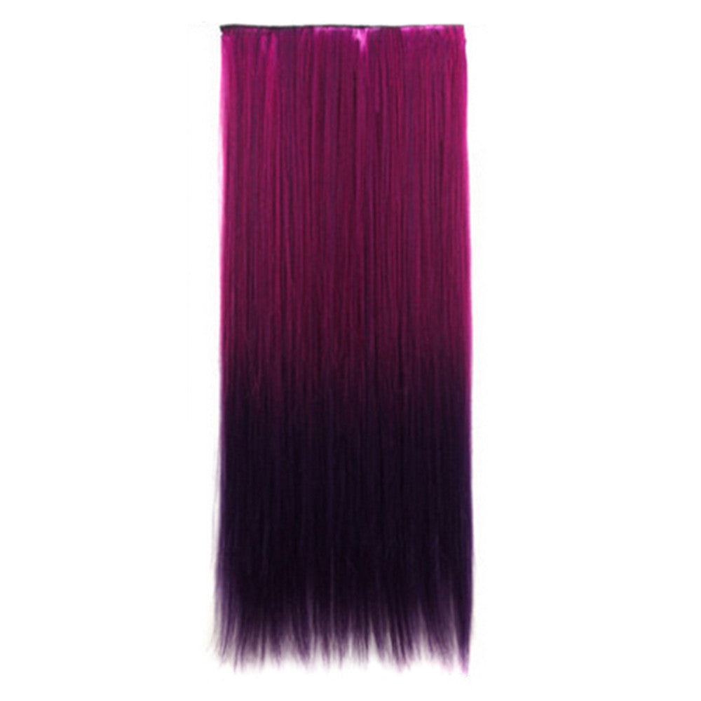 Gradient Ramp Straight Cosplay Wig Hair Extension 5 Cards 16 - Mega Save Wholesale & Retail - 1