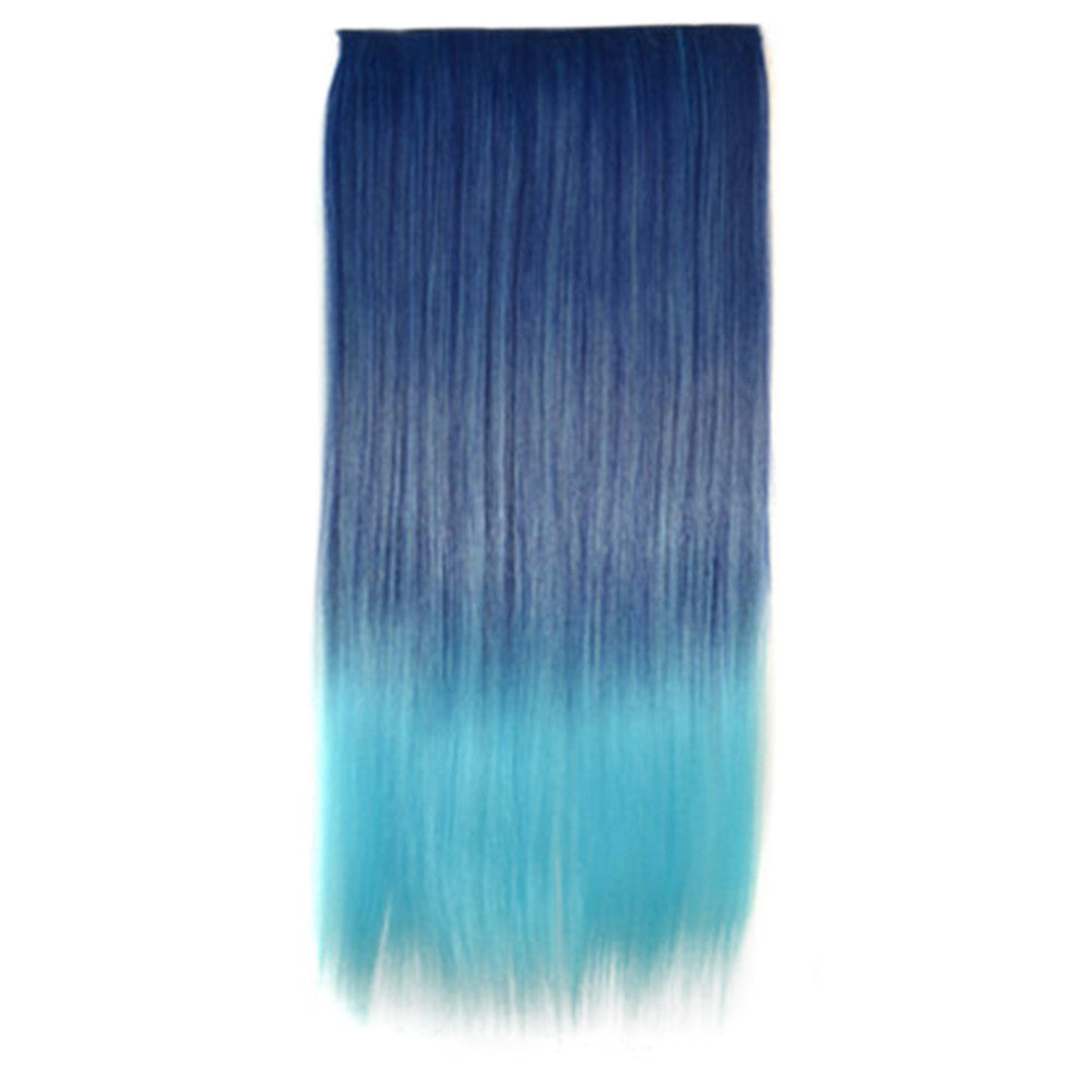 Gradient Ramp Straight Cosplay Wig Hair Extension 5 Cards 19 - Mega Save Wholesale & Retail - 1