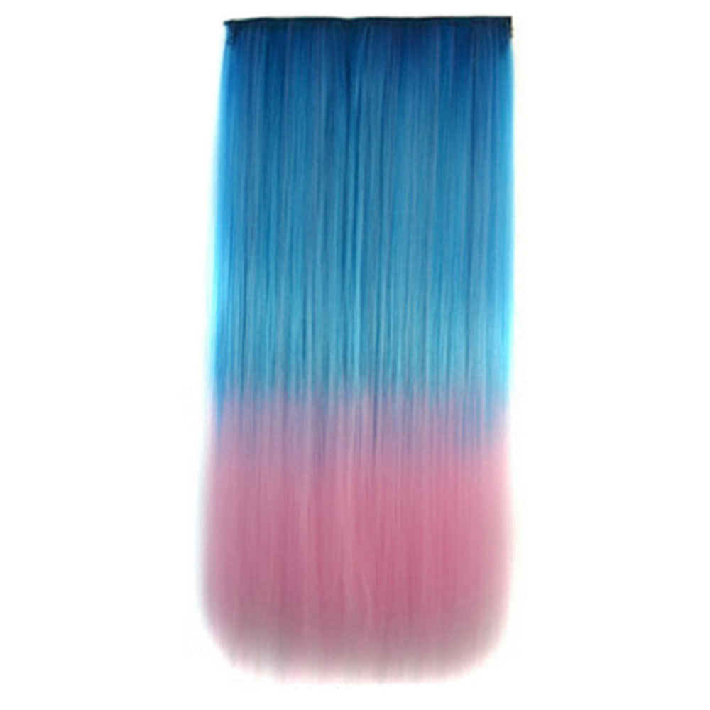 Gradient Ramp Straight Cosplay Wig Hair Extension 5 Cards 22 - Mega Save Wholesale & Retail - 1
