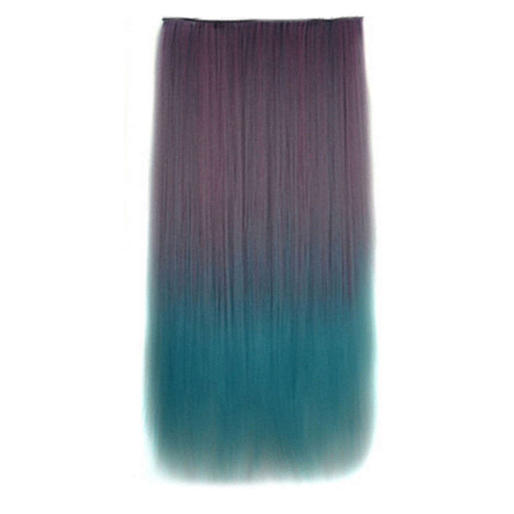 Gradient Ramp Straight Cosplay Wig Hair Extension 5 Cards 26 - Mega Save Wholesale & Retail - 1