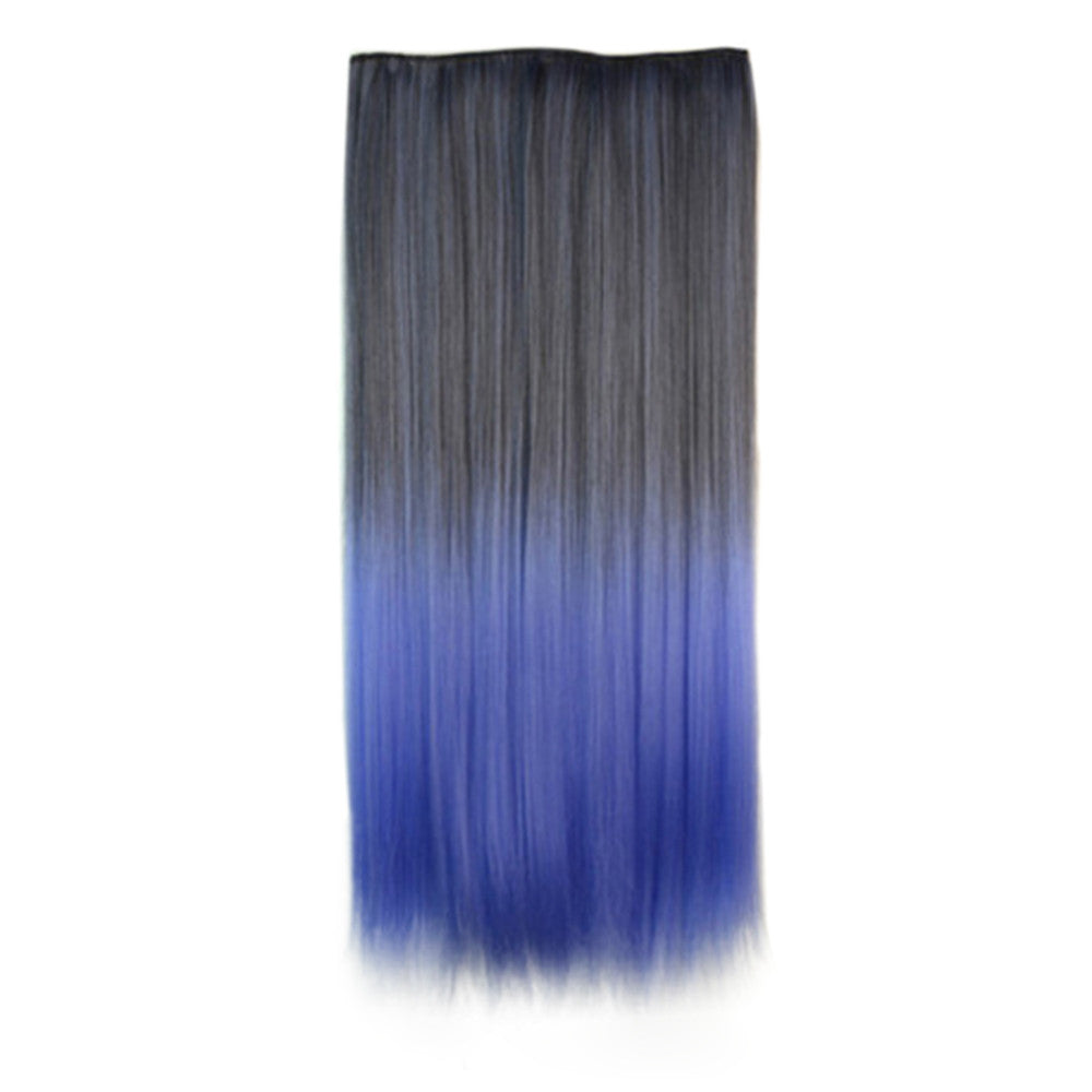 Gradient Ramp Straight Cosplay Wig Hair Extension 5 Cards 6 - Mega Save Wholesale & Retail - 1