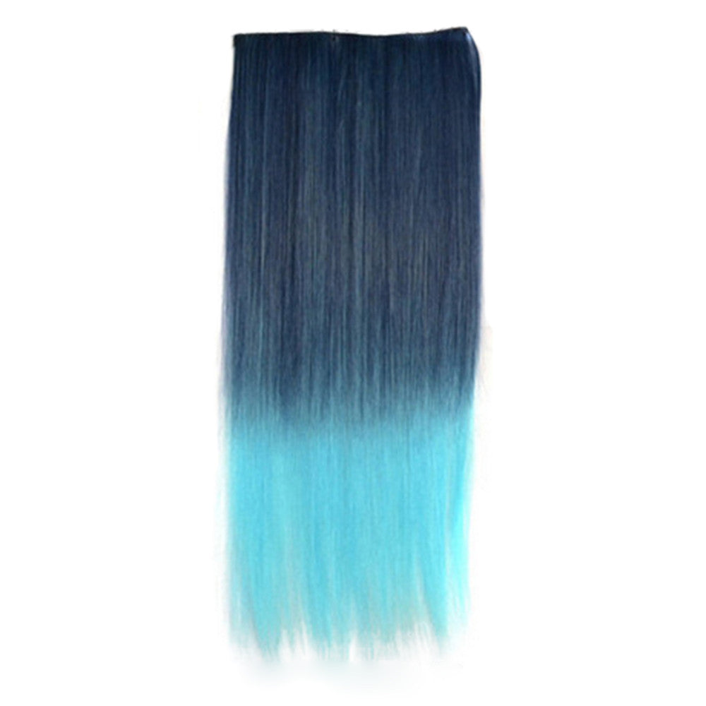 Gradient Ramp Straight Cosplay Wig Hair Extension 5 Cards 7 - Mega Save Wholesale & Retail - 1