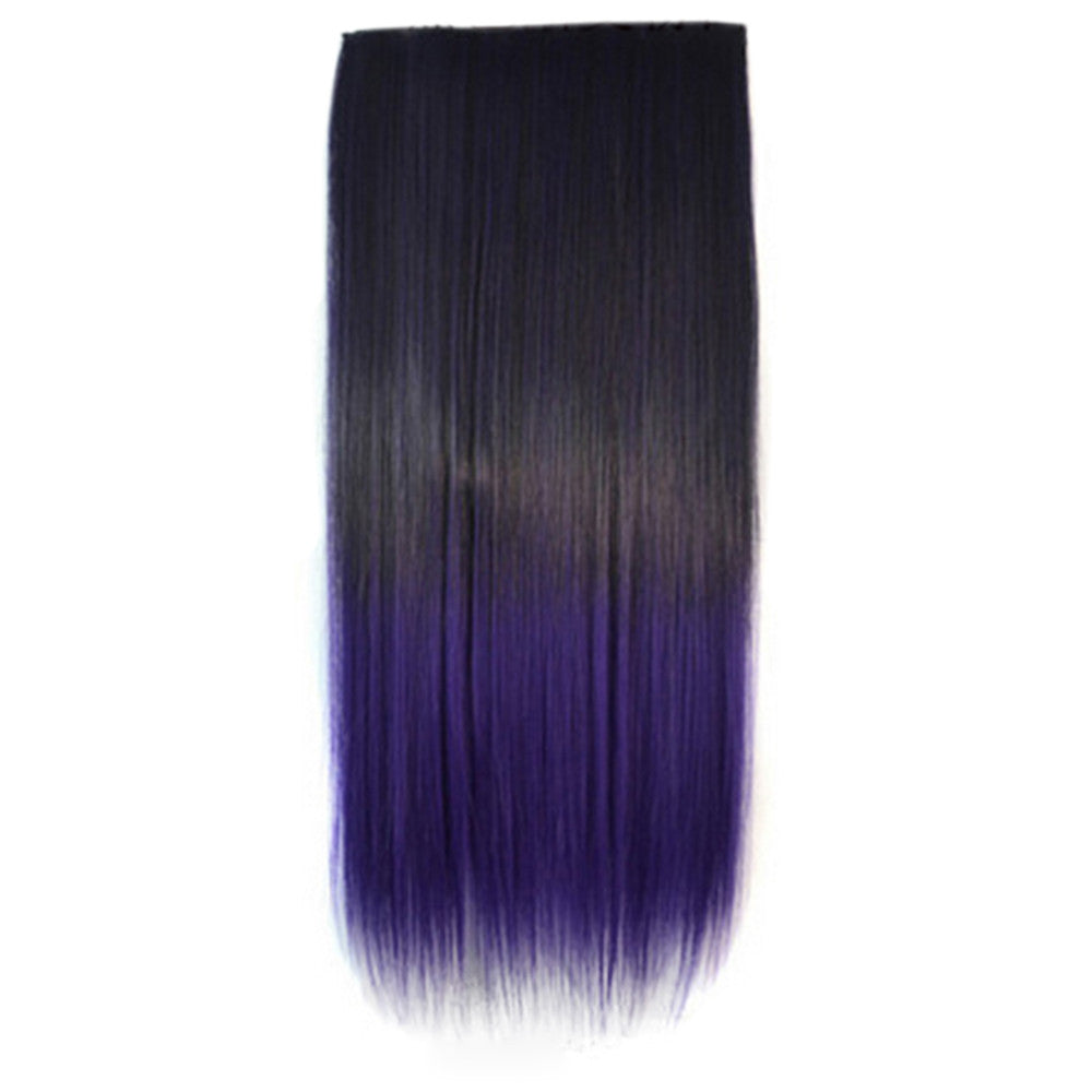 Gradient Ramp Straight Cosplay Wig Hair Extension 5 Cards 8 - Mega Save Wholesale & Retail - 1