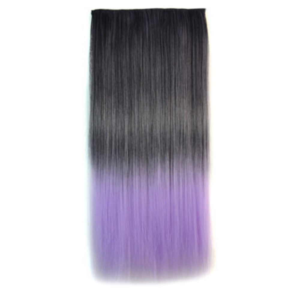 Gradient Ramp Straight Cosplay Wig Hair Extension 5 Cards 9 - Mega Save Wholesale & Retail - 1