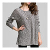 Batwing Knitwear Thin Loose Pullover Sweater   light floral - Mega Save Wholesale & Retail - 2