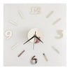 Digit Mirror Wall Clock Casual Decoration   silver - Mega Save Wholesale & Retail