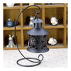 Retro Hollowed Out Iron Art Candle Holder Black - Mega Save Wholesale & Retail - 1
