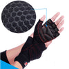 Weight Lifting Gym Gloves Training Fitness Antislip Wareproof Wrist Wrap Workout Exercise Gaming 3 Color In Pair Black M - Mega Save Wholesale & Retail