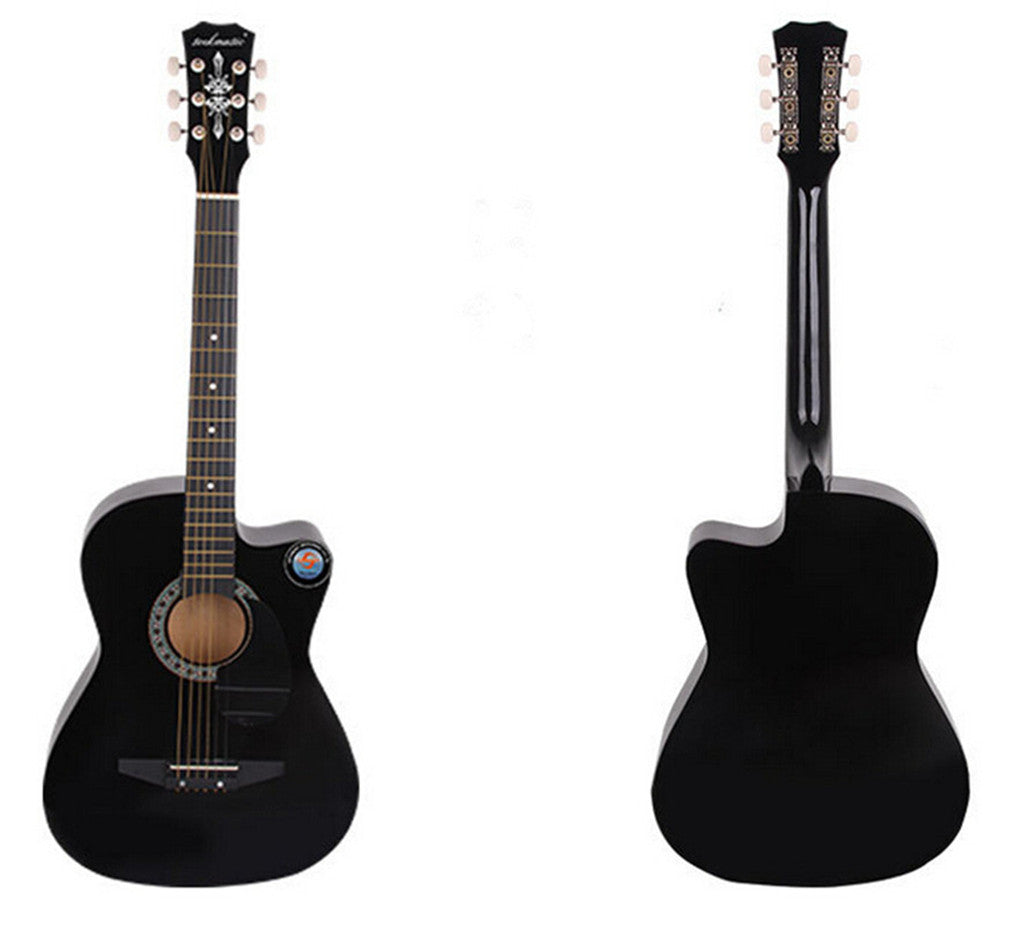 New Professional Acoustic Callaway Folk 38 inch  Guitar STAGE ESSENTIALS Black - Mega Save Wholesale & Retail